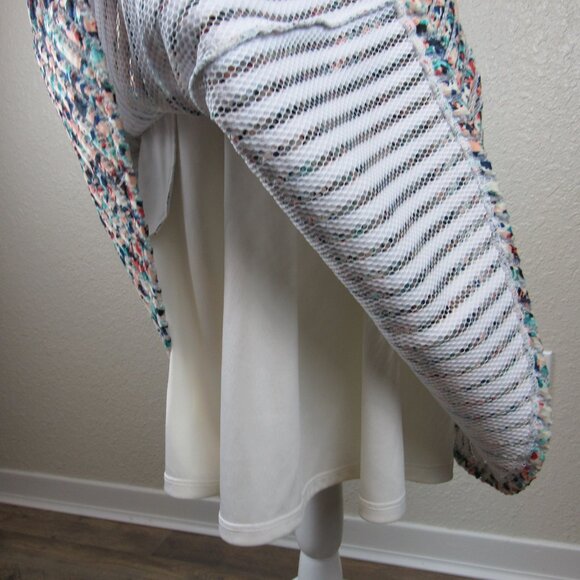 Apt 9 Women's Size 16 Mesh Texture Fit & Flare Dress Pockets Multi-Colored Lined - Picture 7 of 12